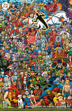 NEW HISTORY OF THE DC UNIVERSE #2 (OF 4) CVR D SCOTT KOBLISH LEGACY CARD STOCK VAR