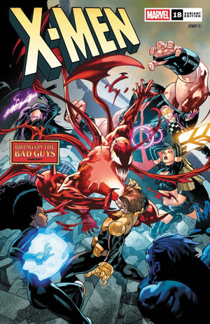 X-MEN #18 (2025) JAN BAZALDUA BRING ON THE BAD GUYS VARIANT