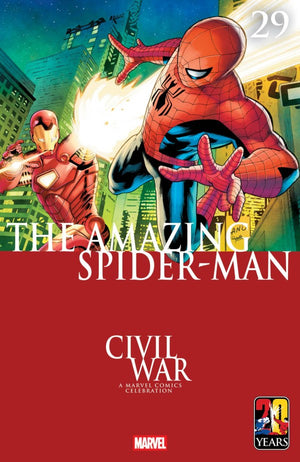 AMAZING SPIDER-MAN #29 (2026) GREG LAND CIVIL WAR CELEBRATION VARIANT