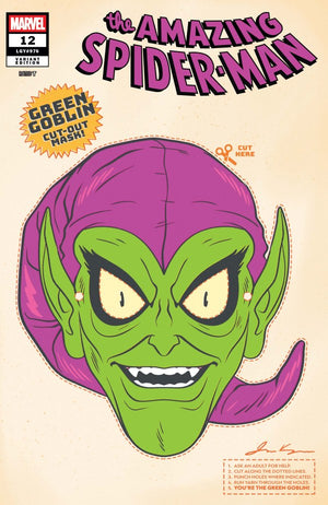 AMAZING SPIDER-MAN #12 (2025) RETRO HALLOWEEN MASK VARIANT