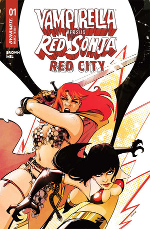VAMPIRELLA VS. RED SONJA: RED CITY #1 CVR A SEBASTIAN PIRIZ