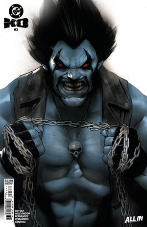 DC K.O. #3 (OF 5) CVR H BEN OLIVER FACE-OFF CARD STOCK VAR