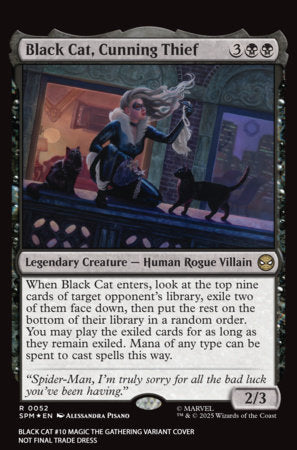 BLACK CAT #10 (2026) ALESSANDRA PISANO MAGIC: THE GATHERING VARIANT