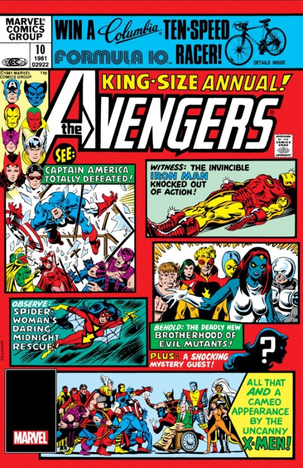 AVENGERS ANNUAL #10 FACSIMILE EDITION ***FOIL VARIANT