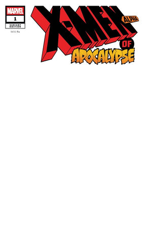 X-MEN OF APOCALYPSE ALPHA #1 BLANK COVER VARIANT