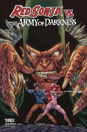 RED SONJA VS THE ARMY OF DARKNESS #3 CVR B TIM SEELEY VAR