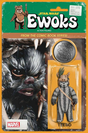 STAR WARS: EWOKS #3 JOHN TYLER CHRISTOPHER ACTION FIGURE VARIANT