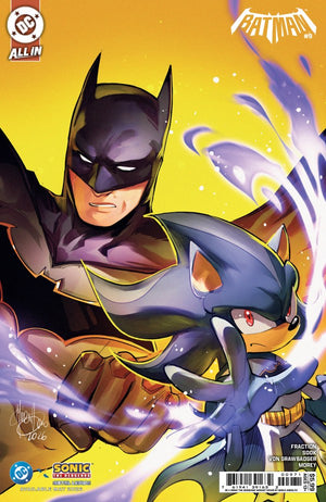 BATMAN #9 (2026) CVR F MIRKA ANDOLFO DC X SONIC CARD STOCK VAR