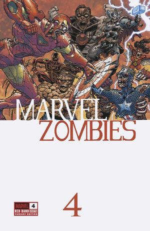 MARVEL ZOMBIES: RED BAND #4 SCOTT KOBLISH RETRO ZOMBIE VARIANT [POLYBAGGED]
