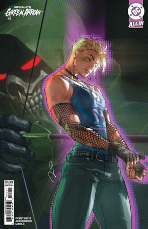 ABSOLUTE GREEN ARROW #2 (OF 6) CVR B GERALD PAREL CARD STOCK VAR