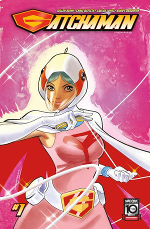 GATCHAMAN #1 CVR E INC 1:10 FRANCINE DELGADO JUN THE SWAN SOLO VAR