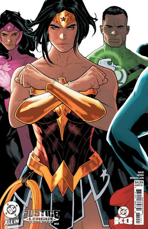 JUSTICE LEAGUE UNLIMITED #14 CVR C JEFF SPOKES CARD STOCK VAR (DC K.O.)