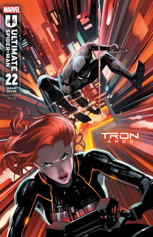 ULTIMATE SPIDER-MAN #22 (2025) JAVIER FERNANDEZ TRON: ARES VARIANT