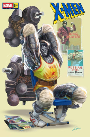 X-MEN #34 (2026) ALEXANDER LOZANO '80S COLOSSUS VARIANT