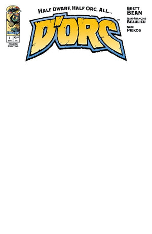 DORC #1 4TH PTG CVR B BLANK SKETCH VAR
