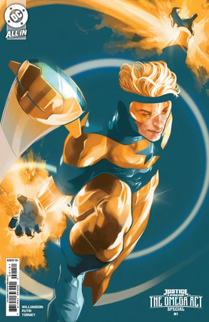 JUSTICE LEAGUE THE OMEGA ACT SPECIAL #1 (ONE SHOT) CVR E INC 1:25 DON AGUILLO CARD STOCK VAR (DC K.O.)