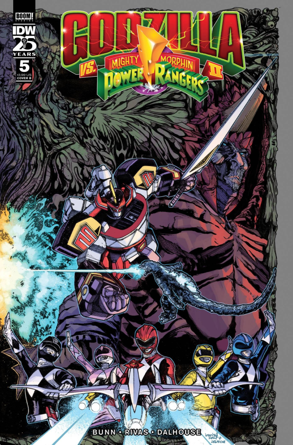 Godzilla Vs. The Mighty Morphin Power Rangers II #5 Variant B