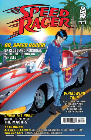 SPEED RACER #1 CVR G 10 COPY CHRIS BATISTA CAR MAGAZINE HOMAGE UNLOCK VAR