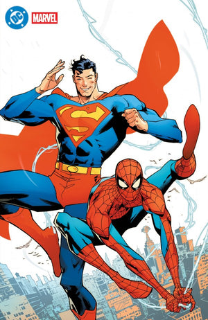 DC MARVEL SUPERMAN SPIDER-MAN #1 (ONE SHOT) CVR Y JORGE JIMENEZ FOIL VAR