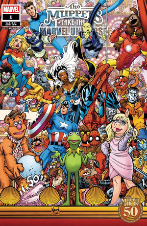 MUPPETS TAKE THE MARVEL UNIVERSE #1 TODD NAUCK MUPPET SHOW HOMAGE VARIANT
