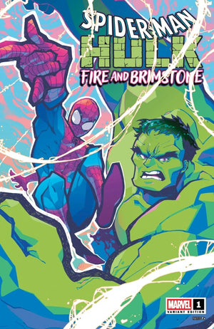 SPIDER-MAN/HULK: FIRE AND BRIMSTONE #1 ROSE BESCH VARIANT