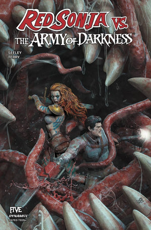 RED SONJA VS ARMY OF DARKNESS #5 CVR A BJORN BARENDS