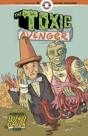 TOXIC AVENGER COMICS #3 CVR B 3 COPY MATT BORS UNLOCK VAR (MR)