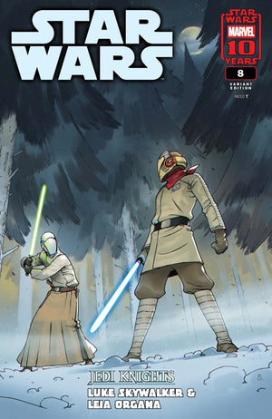STAR WARS #8 (2025) BENGAL LUKE SKYWALKER & LEIA ORGANA JEDI KNIGHTS VARIANT