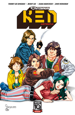 GATCHAMAN KEN DEATHMATCH #1 (ONE SHOT) CVR B CHRIS BATISTA MOVIE HOMAGE VAR