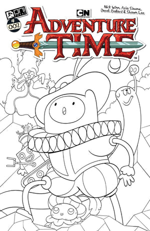 ADVENTURE TIME (2025) #2 CVR F INC 1:50 NICK WINN B&W VAR