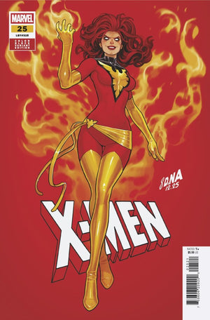 X-MEN #25 (2026) DAVID NAKAYAMA COLOR BLOCK RED VARIANT