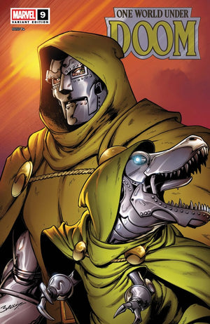 ONE WORLD UNDER DOOM #9 MARK BAGLEY DOOMASAUR VARIANT