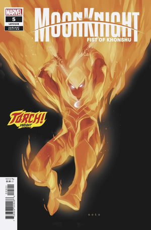 MOON KNIGHT: FIST OF KHONSHU #5 (2025) PHIL NOTO TORCH! VARIANT