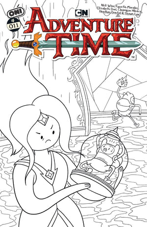 ADVENTURE TIME (2025) #11 CVR E INC 1:20 NICK WINN B&W VAR