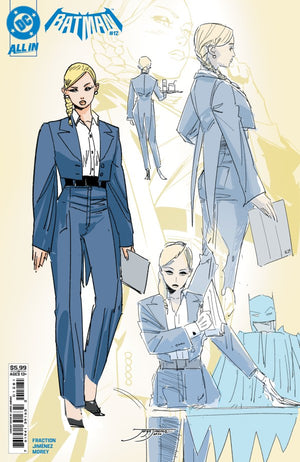 BATMAN #12 (2026) CVR G JORGE JIMENEZ VERITY PENNYWORTH DESIGN CARD STOCK VAR