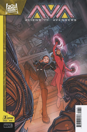 ALIENS VS. AVENGERS #3 PETE WOODS INC 1:25 VARIANT