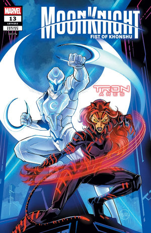 MOON KNIGHT: FIST OF KHONSHU #13 (2025) LUCIANO VECCHIO TRON: ARES VARIANT