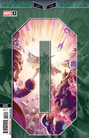 ONE WORLD UNDER DOOM #3 BEN HARVEY 2ND PRINTING VARIANT