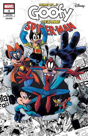 MARVEL & DISNEY: WHAT IF...? GOOFY BECAME SPIDER-MAN #1 ANDREA FRECCERO VARIANT
