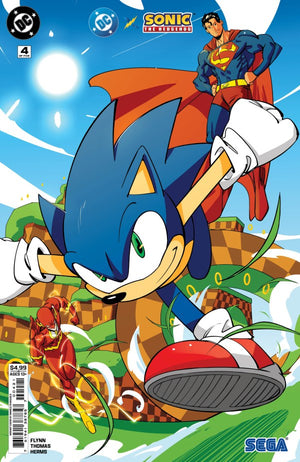 DC X SONIC THE HEDGEHOG #4 (OF 5) CVR B DANIELE DI NICUOLO CARD STOCK VAR