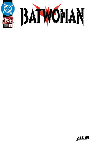 BATWOMAN #1 (2026) CVR F BLANK CARD STOCK VAR