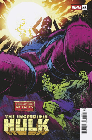 INCREDIBLE HULK #26 (2025) SANFORD GREENE BRING ON THE BAD GUYS VARIANT