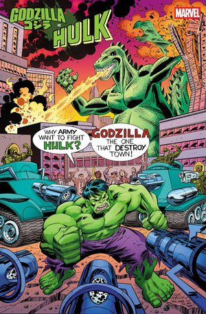 GODZILLA VS. HULK #1 SCOTT KOBLISH CLASSIC VARIANT