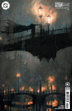 BATMAN GOTHAM BY GASLIGHT A LEAGUE FOR JUSTICE #1 (OF 6) CVR C BILL SIENKIEWICZ CARD STOCK VAR
