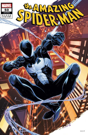 AMAZING SPIDER-MAN #50 (2024) IBAN COELLO BLACK COSTUME VARIANT