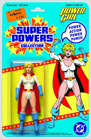 POWER GIRL #12 (2024) CVR D JASON GEYER & ALEX SAVIUK DC SUPER POWERS CARD STOCK VAR