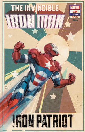 INVINCIBLE IRON MAN #19 (2024) ROD REIS IRON PATRIOT VARIANT
