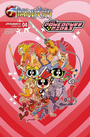 THUNDERCATS POWERPUFF GIRLS #4 CVR B COLEMAN ENGLE VAR