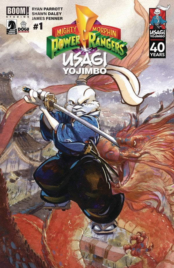 MIGHTY MORPHIN POWER RANGERS / USAGI YOJIMBO #1 CVR C CULLUM