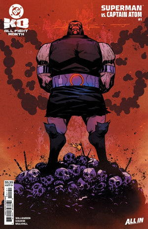 DC K.O. SUPERMAN VS CAPTAIN ATOM #1 (ONE SHOT) CVR D SANFORD GREENE CARD STOCK VAR